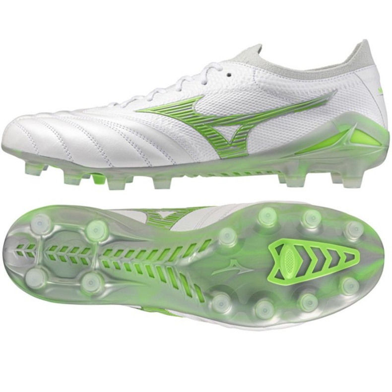 Mizuno Morelia Neo IV Japón FG P1GA254037 Blanco y verde