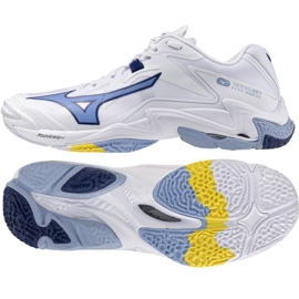 Mizuno Wave Lightning Z8 V1GA240097 zapatos blancos