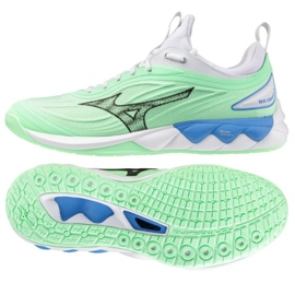 Mizuno Wave Luminous 3 V1GA242086 zapatos verdes