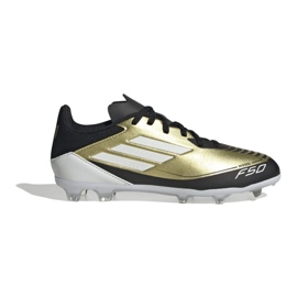 Adidas Junior F50 League FG/MG Messi IF6919 PLN Zapatos dorado