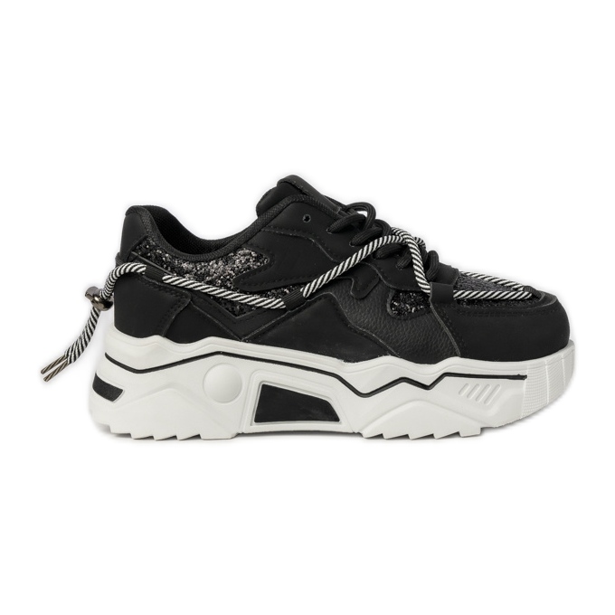 Zapatillas deportivas femeninas - negro
