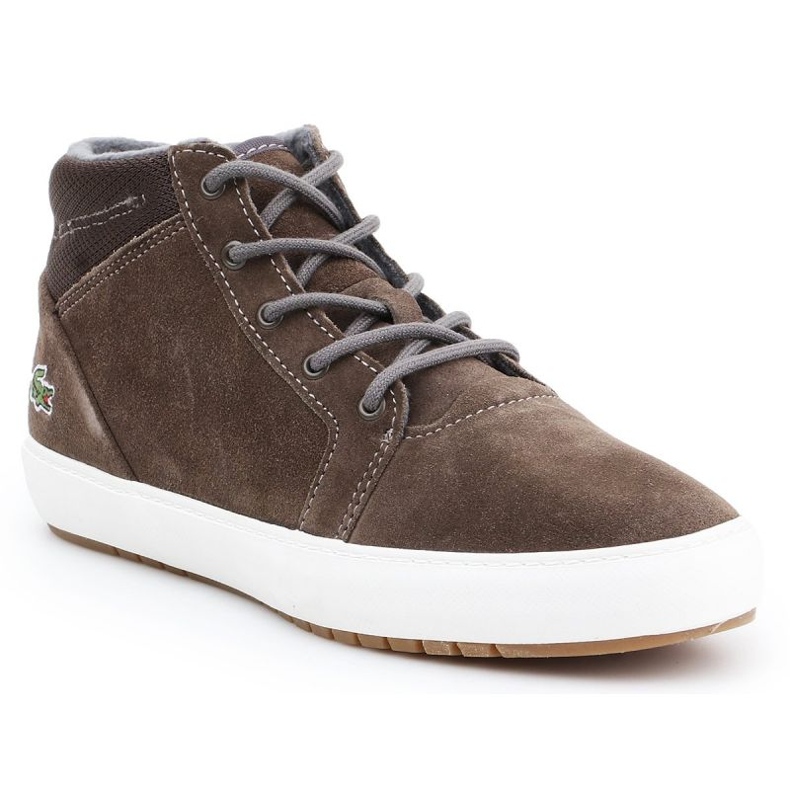 Zapatos de estilo de vida de estilo de vida Lacoste Ampthill Chukka 417 1 Caw 7-34caw0065067 gris