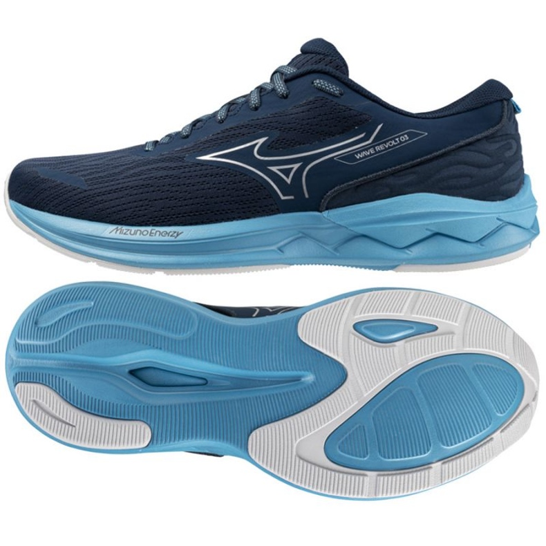 Mizuno Wave Revolt 3 J1GC248154 Zapatos Navy azul Mizuno Wave Revolt 3 J1GC248154 Zapatos Navy azul