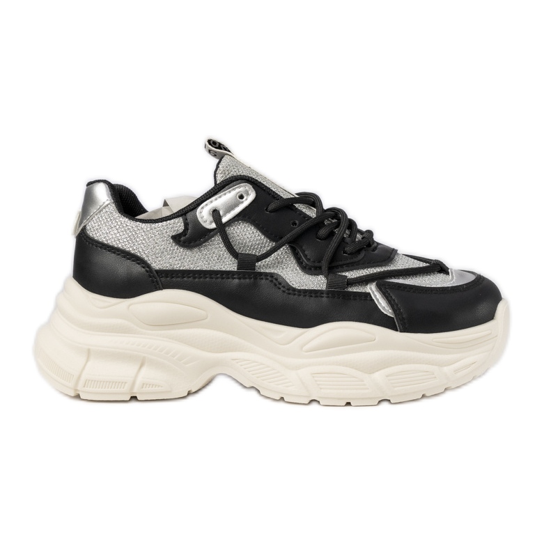 Zapatillas de deporte deportivo negro femenino