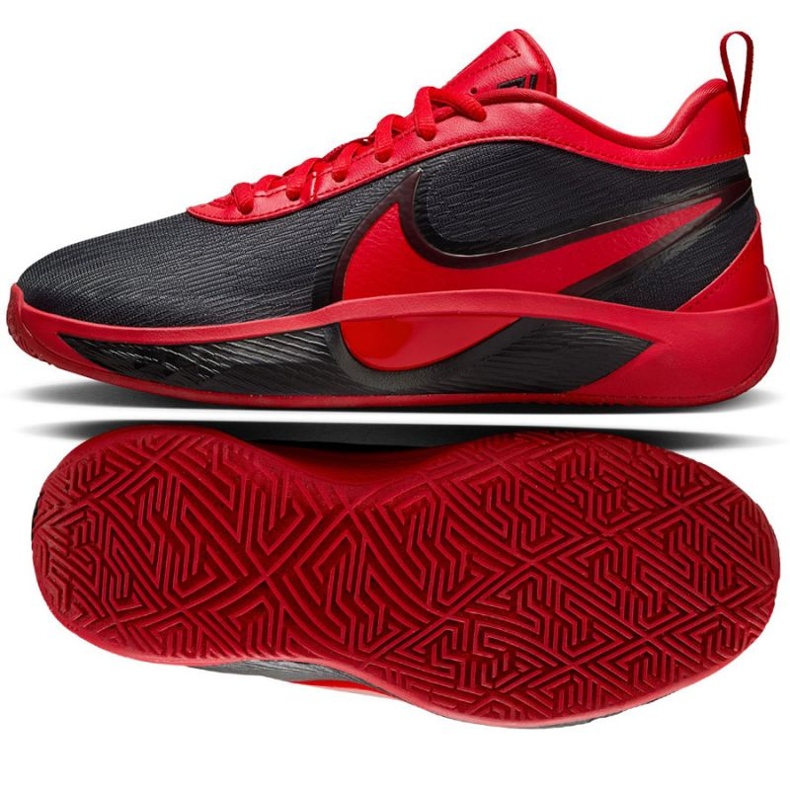 Nike Giannis Freak 6 FQ7378-004 zapatos de baloncesto negro y rojo