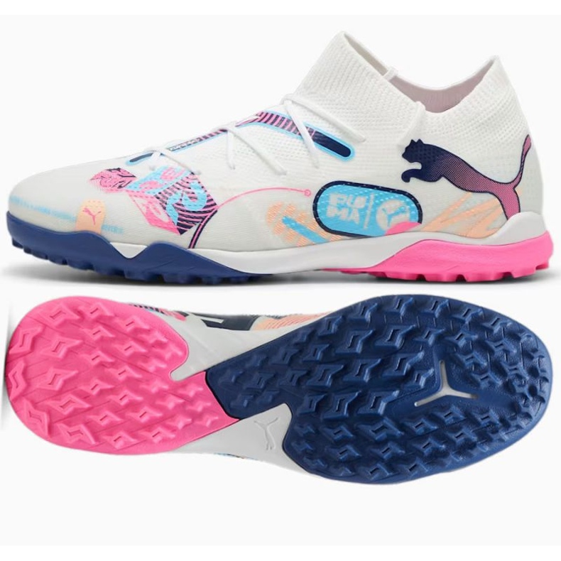 Puma Furure 7 Match Vol.Up TT 108075-01 zapatos blancos