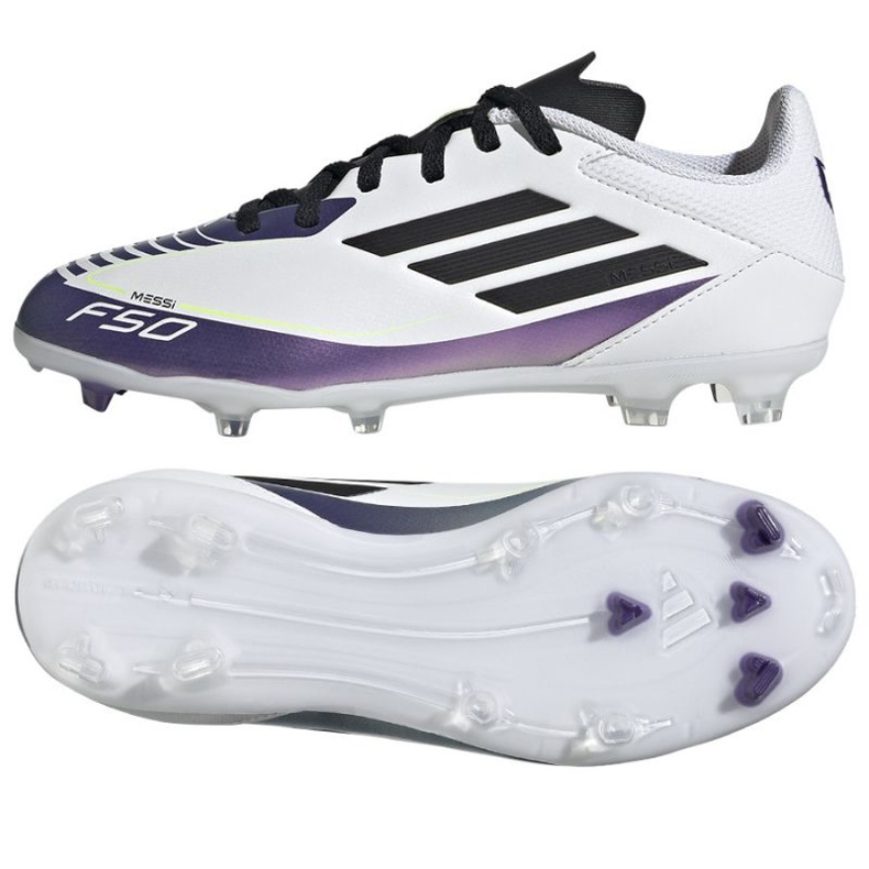 Adidas F50 League FG/MG IE9089 Zapatos blanco