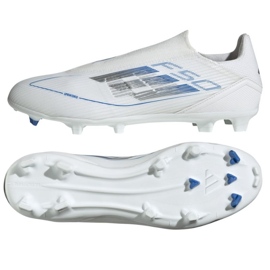 Adidas F50 League LL FG/MG IE1241 Zapatos blancos