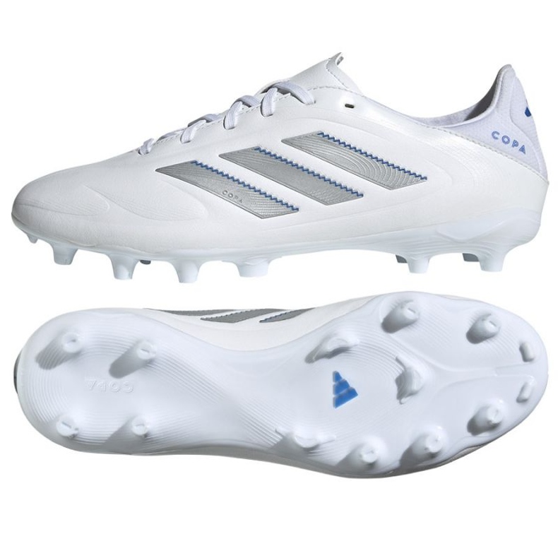 Adidas Copa Pure III League FG/MG ID9051 Zapatos blancos