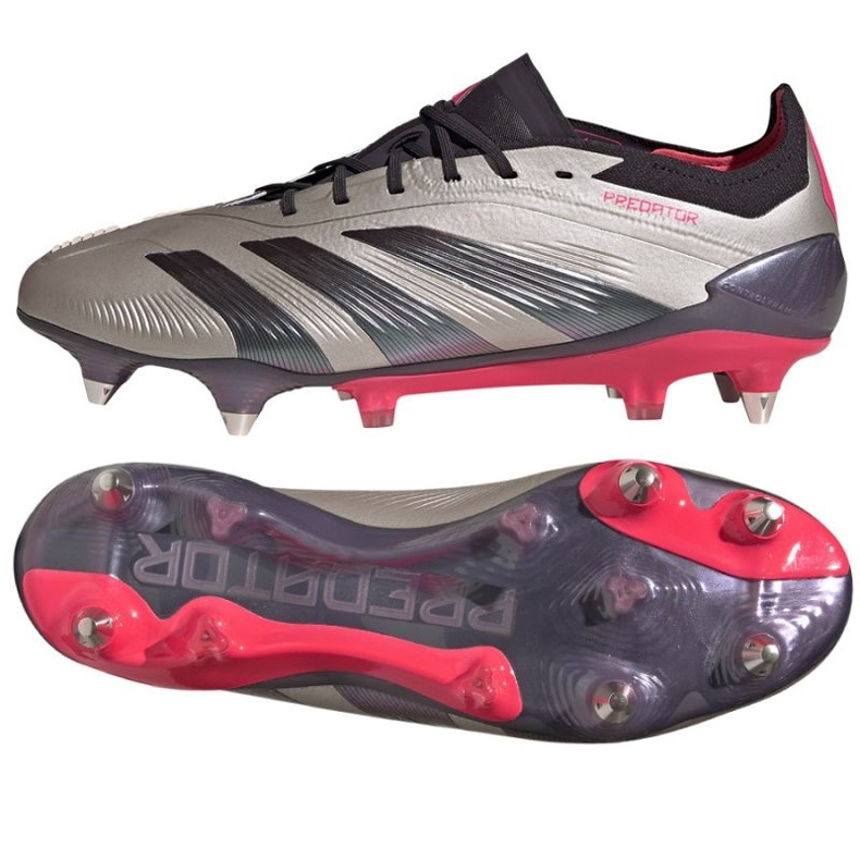 Adidas Predator Elite SG ID0913 zapatos grises-negros