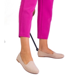 Beige Classic Ballerinas de Ekozamszu