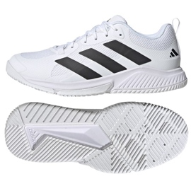ADIDAS Court Team 2.0 HR1239 Zapatos de voleibol blanco