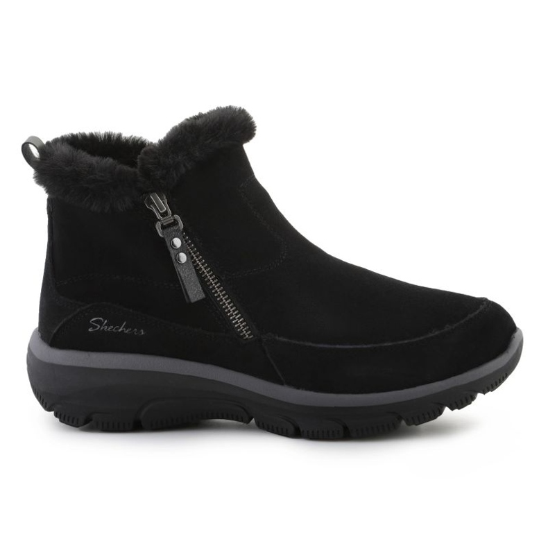 ¡Skechers tranquilos zapatos con cremallera! 167862-blk negro
