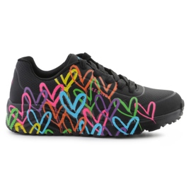 Skechers Uno Lte Shoes - Spread the Love 314064l -Bkmt Coloridos corazones negro Skechers Uno Lte Shoes - Spread the Love 314064l -Bkmt Coloridos corazones negro