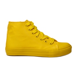 Zapatillas clásicas de mujer amarillo