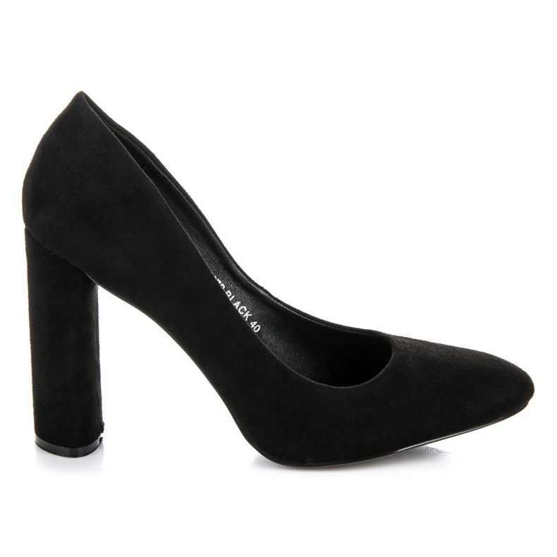 Seastar Zapatos de gamuza negro