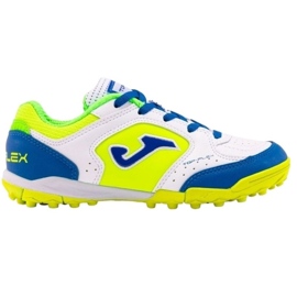 Joma Top Flex 2402 TPJW2402TF Zapatos de fútbol blanco