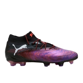Puma Future 8 Ultimate FG 108138 01 zapatos de fútbol negro y telefónico