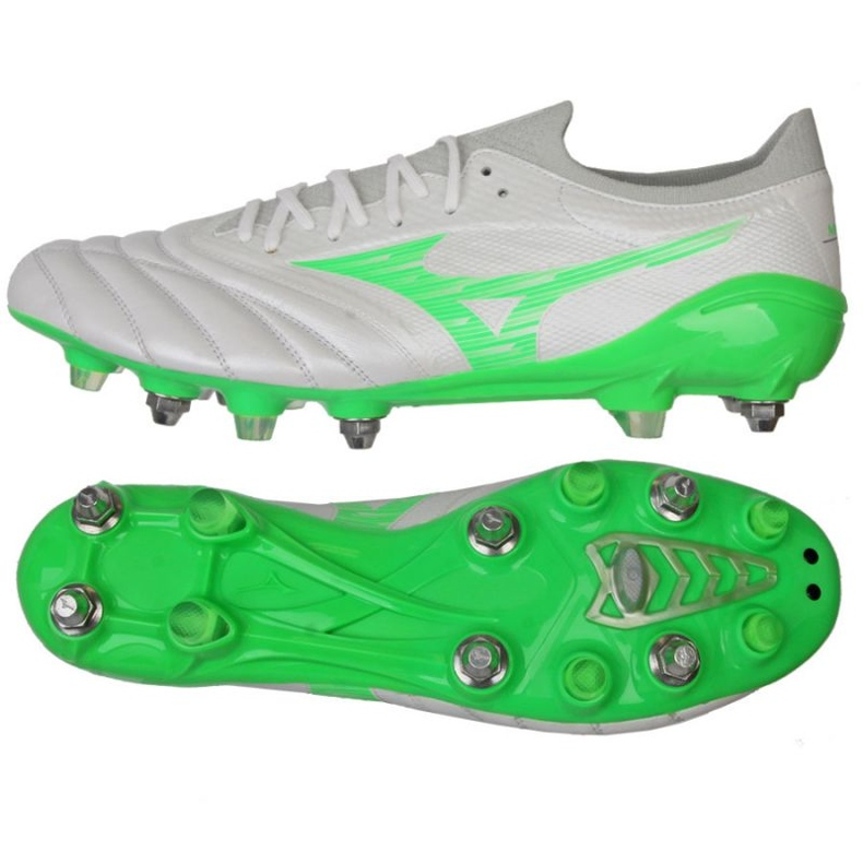 Mizuno Morelia Neo IV Beta Elite Mix SG P1GC254237 Zapatos de fútbol blanco