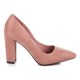 Seastar Zapatos de gamuza en el pilar rosa