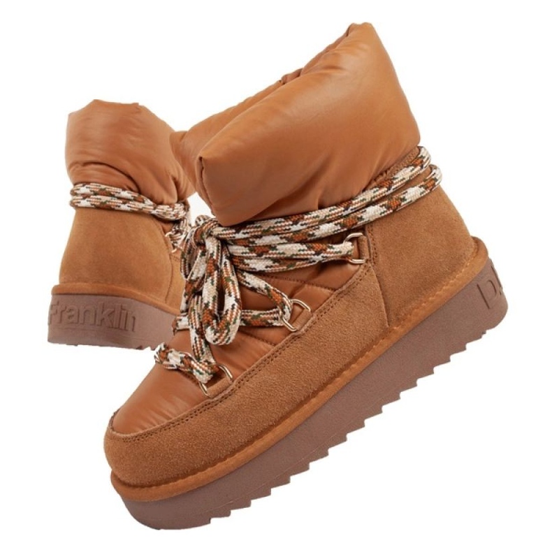 D.Franklin D. Zapatos Franklin en DFSH375003-Tan marrón