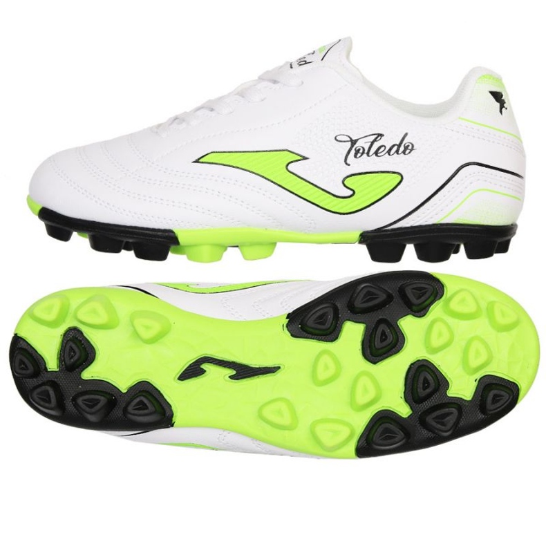 Joma Toledo 2502 HG TOJS2502HG Zapatos de fútbol blanco