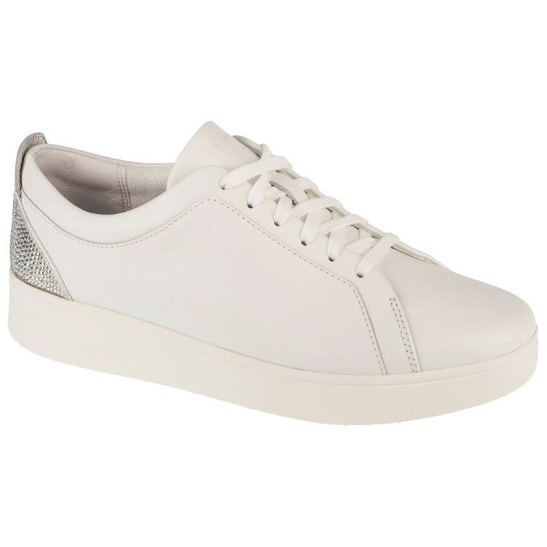 Zapatos FitFlop Rally Crystal Sneakers HY8-610 con circones blanco