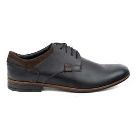 Olivier 263gt zapatos formales de cuero negro