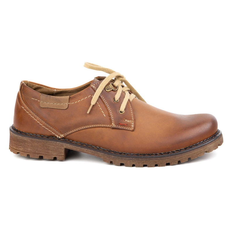 Zapatos de cuero para hombres olivier 312gt marrón