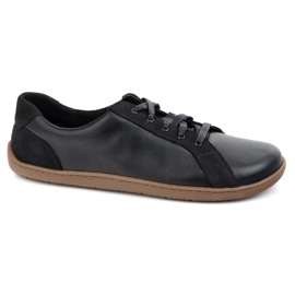 WASAK Wauk de cuero minimalista descalzo 0743W Negro