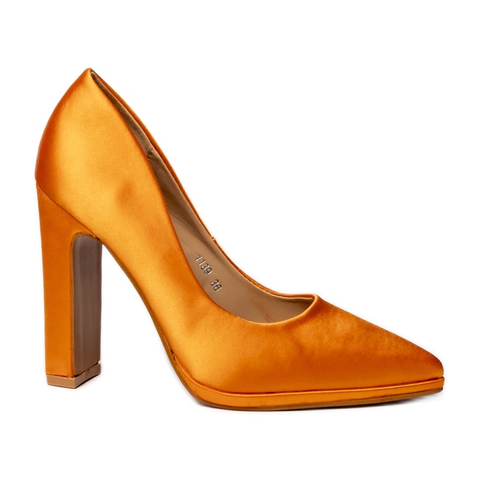 Bombas para mujeres de color naranja Lavana