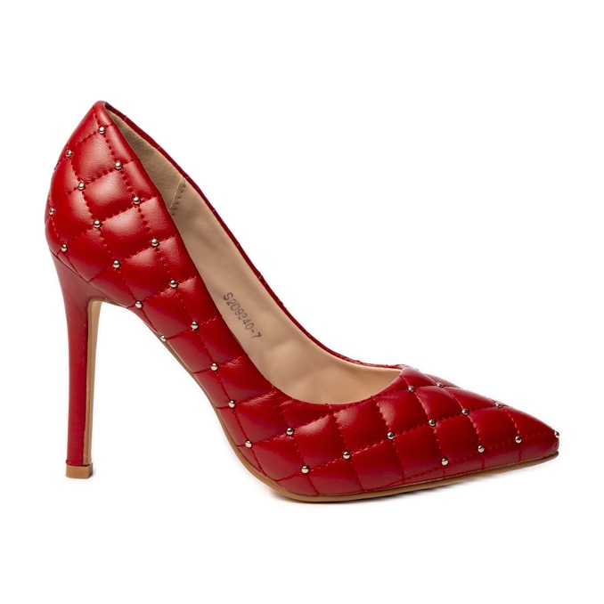 Tacones altos rojos lumor de mujeres