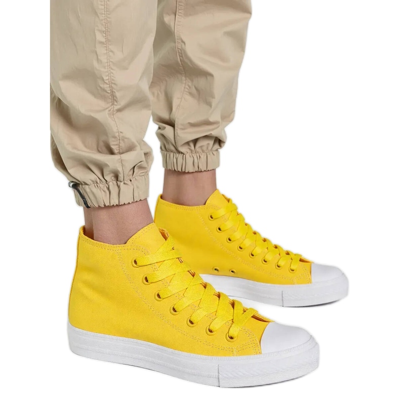 Zapatillas de deporte amarillo livio femenino