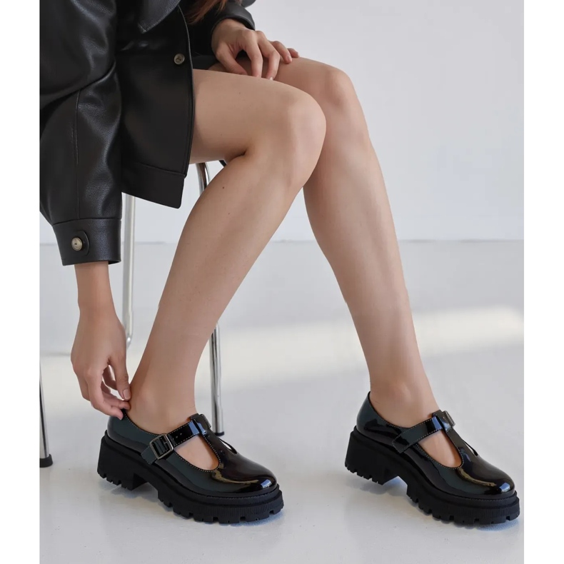 Zapatos negros de luxora femeninos