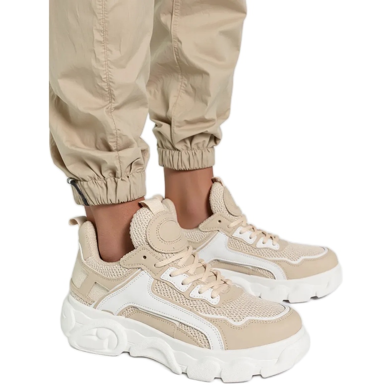Zapatillas H&amp;D beige