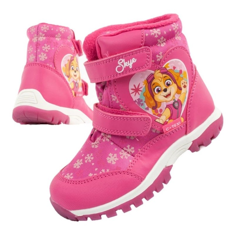 Zapatos, botas de nieve de Cerda PW009837 PSSI Patrol Motif rosado