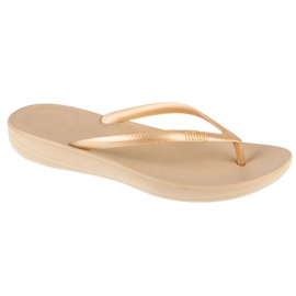 Flip-flops Fitflop Iqushion ergonómico E54-010 beige