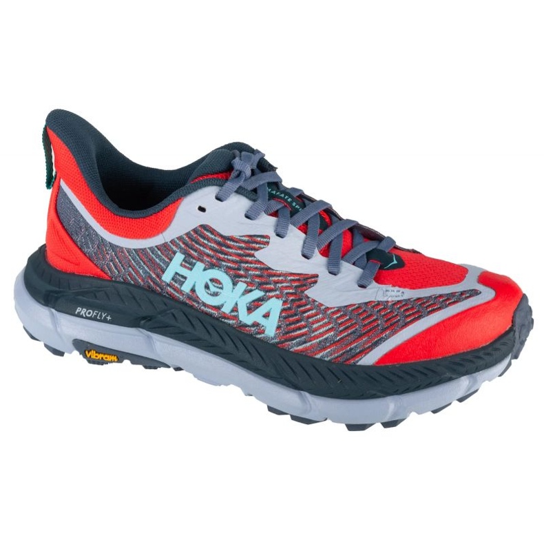 Hoka Mafate Speed ​​4 1131056-Ctrm Red Hoka Zapatos rojo
