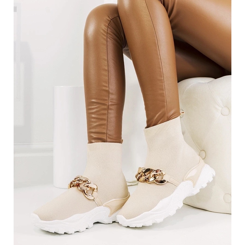 D/GMR Zapatillas altas Hurtado beige