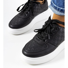 D/GMR Zapatillas Michael negras con plataforma negro