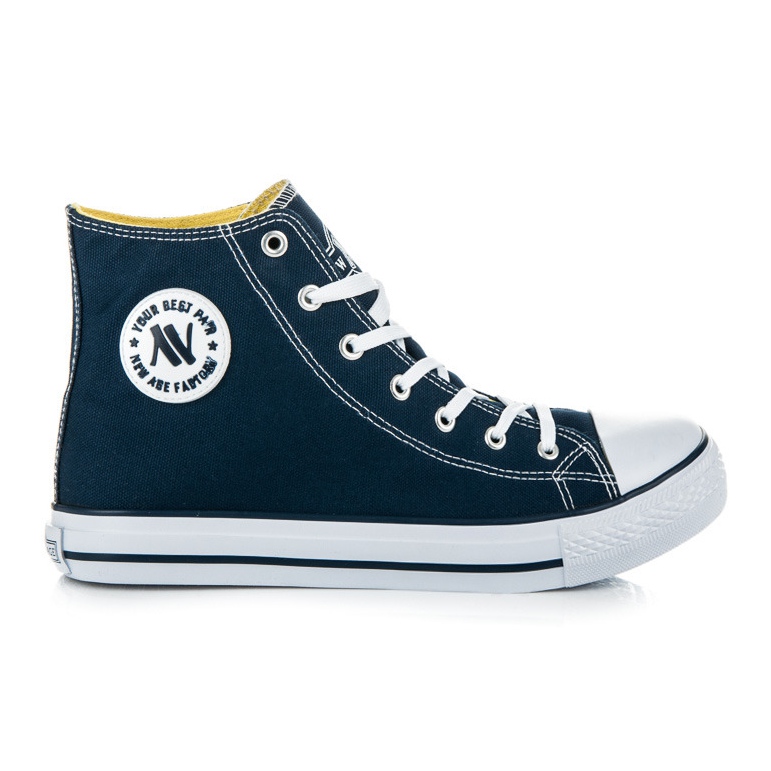 New Age Zapatillas altas de hombre azul marino