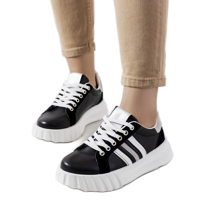 D/GMR Zapatillas negras en la plataforma Prinsep negro D/GMR Zapatillas negras en la plataforma Prinsep negro