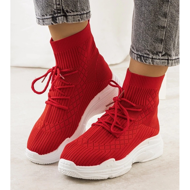 D/GMR Calcetines Dowden rojos