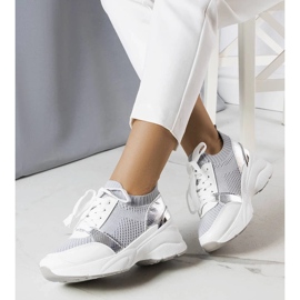 D/GMR Zapatillas con cuña grises de Ann