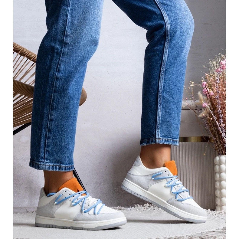 D/GMR Zapatillas grises zapatillas de zapatillas azules arcobaleno