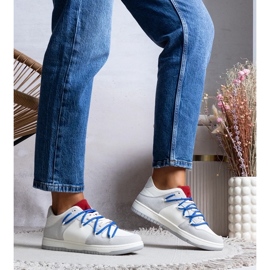 D/GMR Zapatillas grises de zapatillas para mujeres, cordones Arcobaleno