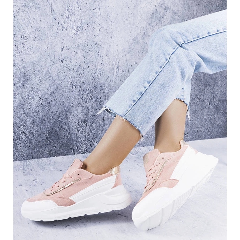 D/GMR Zapatillas rosas de ante ecológico de Dupuis rosado