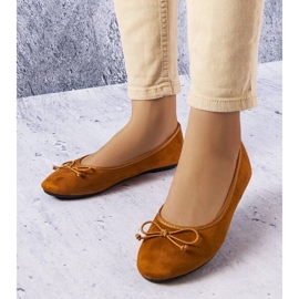 D/GMR Bailarinas marrones con lazo Chandonnet marrón D/GMR Bailarinas marrones con lazo Chandonnet marrón