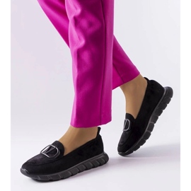 D/GMR Zapatillas slip-on negras de Vincez negro D/GMR Zapatillas slip-on negras de Vincez negro