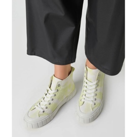 Zapatillas de deporte verde para mujeres